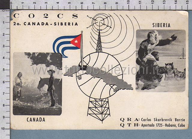 Collezionismo di cartoline postali Qsl radio amatori